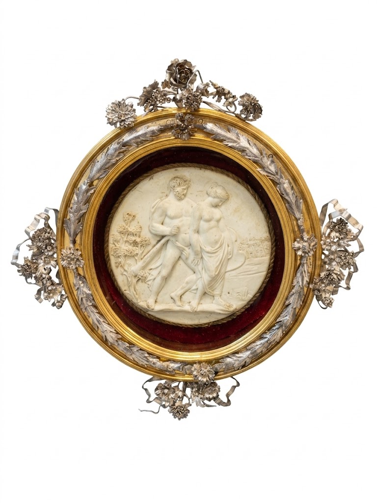 Venere e Ares in Bisquit